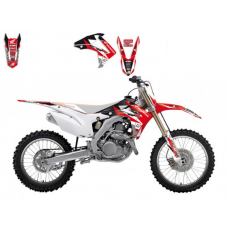 Комплект наклейок BLACKBIRD HONDA CRF 450R 13-16, CRF 250R 14-17 DREAM 3 