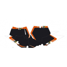 Наклейки на стартовий номер BLACKBIRD KTM SX 07-08, EXC 08