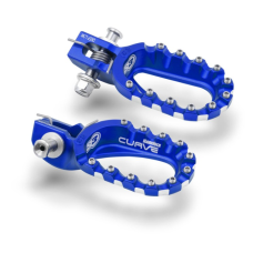 Підножки S3 CURVE FOOTREST ENDURO-MX LOW KTM/HUSQ синій