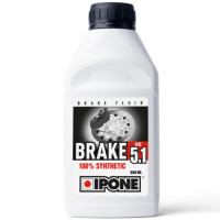 Гальмівна рідина IPONE BRAKE FLUID DOT 5.1 100% синтетика 500 ML Гальмівна рідина IPONE BRAKE FLUID DOT 5.1 100% синтетика 500 ML