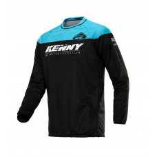 Джерсі KENNY TRACK ADULT RAW 2020 BLACK/TURQUOISE РОЗМІР M