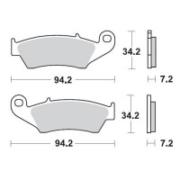 Передні гальмівні колодки MOTO-MASTER NITRO (934-21)