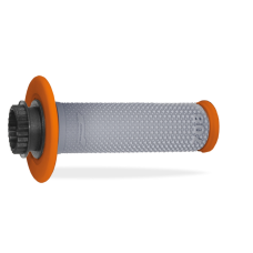 Гріпси PROGRIP OFF ROAD З БЛОКАДОЮ SCS LOCK ON + 6 адаптерів ROLGAZU(22+25) сірий-оранжевий