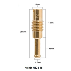 Жикльор холостого ходу PROX N424-26 SREDNICA #35