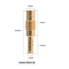 Жикльор холостого ходу PROX N424-26 SREDNICA #37,5 ( 1 ШТ)