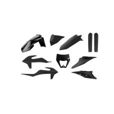 Повний комплект пластмаси POLISPORT KTM EXC/EXC-F TPI 20-23 чорний