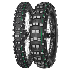 Задня мотошина MITAS 140/80-18 TERRA FORCE-EF SUPER LIGHT 2025 зелений пасок