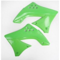 Захист радіатора UFO KAWASAKI KXF 250 09-12 зелений Захист радіатора UFO KAWASAKI KXF 250 09-12 зелений