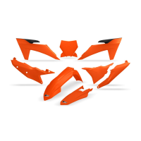 Комплект пластика UFO KTM SX 125/250/300 TBI 23-24, SXF 250/350/450 23-24 оранжевий Комплект пластика UFO KTM SX 125/250/300 TBI 23-24, SXF 250/350/450 23-24 оранжевий