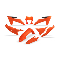 Повний комплект пластику UFO KTM EXC 150 / 250 / 300 TBI 24-25, EXC-F 250 / 350 / 450 / 500 24-25 оранжевий