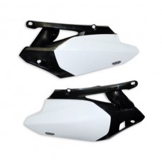 Бокові панелі зад UFO YAMAHA YZF 450 10-13 білий-чорний Бокові панелі зад UFO YAMAHA YZF 450 10-13 білий-чорний