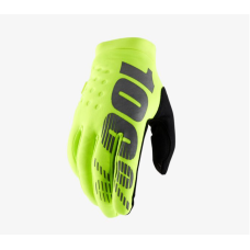 Рукавиці 100% CROSS/ENDURO BRISKER SOFTSHELL кислотний розмір L