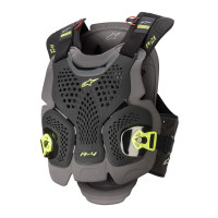 Захист грудної клітки ALPINESTARS A-4 MAX чорний-жовтий розмір XS/S Захист грудної клітки ALPINESTARS A-4 MAX чорний-жовтий розмір XS/S