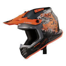 Шолом дитячий ACERBIS PROFILE JUNIOR ECE/ONU 22-06 розмір YL/52 чорний-оранжевий