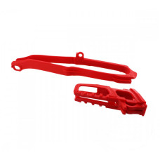 Комплект ловушка + слайдер POLISPORT HONDA CRF 250R 18-19, CRF 450R 17-18 червоний
