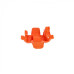 Захист мотора ACERBIS SKID PLATE KTM SX250-300 23/25, HUSQ TC250-300 23/25, TE250-300 24/25, GASGAS EC/MC 250-300 24/25 оранжевий