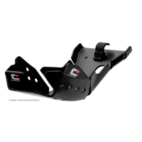 Захист мотора і трапеції CROSSPRO ENDURO KTM EXC 350/300 23-, HUSQVARNA TC 250 23-, TE 300 24-, GASGAS EC / EX / MC 24 чорний